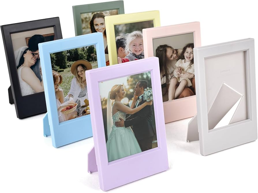 5x Mini Picture Frames